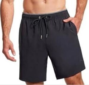 Gottex Men's Standard Breach Vibe 7-Inch Swim Trunks Black Size S New With Tags